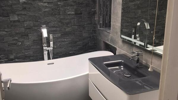 Finished bathroom fitted in a Wakefield property